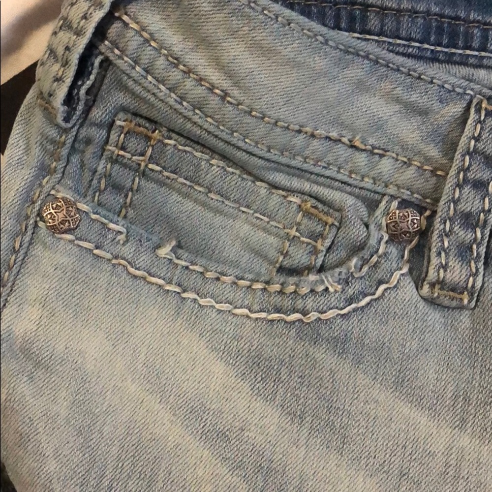 Silver Jean Co. Pioneer light wash denim 33x33 - Picture 6 of 7